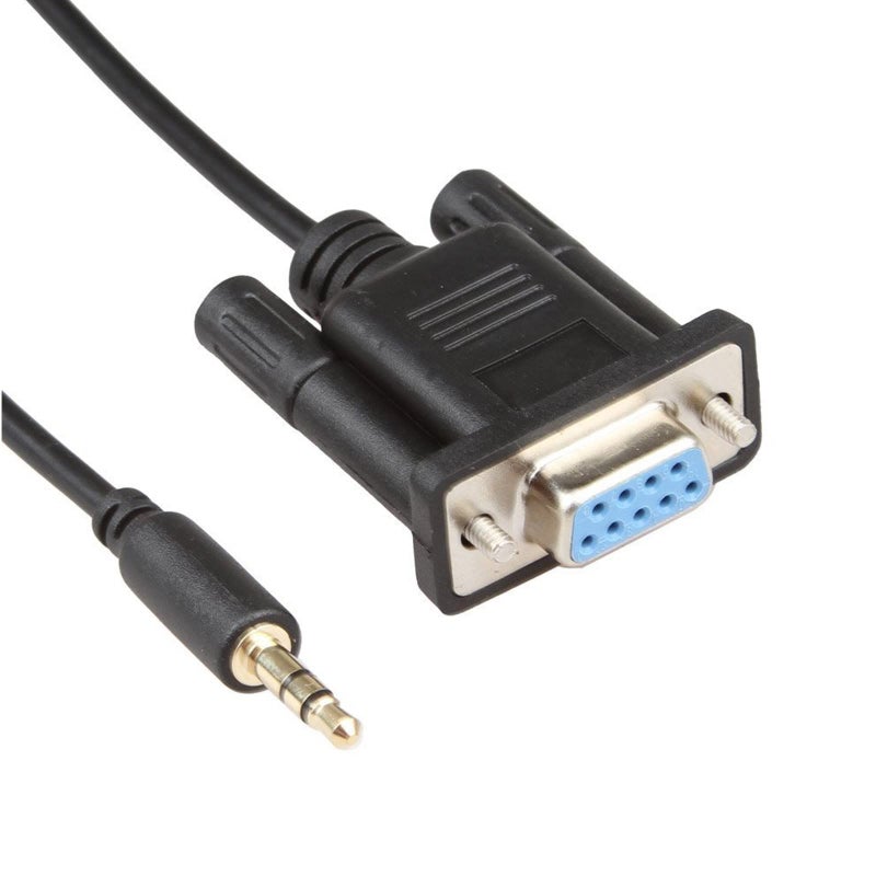 Relper Lineso DB9Pin Female to DC3.5mm Serial Cable-6 Feet Black - Image 2